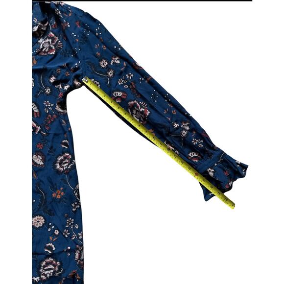 Sanctuary Womens/Teens Harvest Moon Blue Floral Flounce Dress Size Small Witchy - Picture 3 of 9
